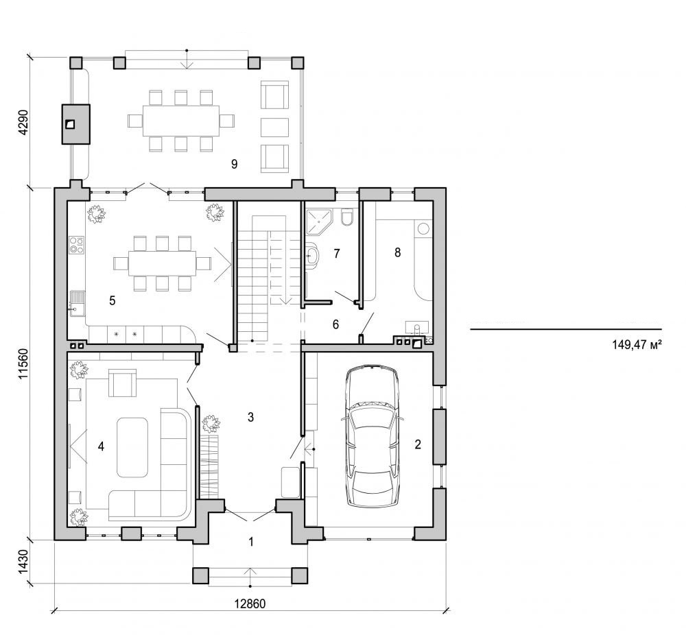 Visualization gallery - Two storey house