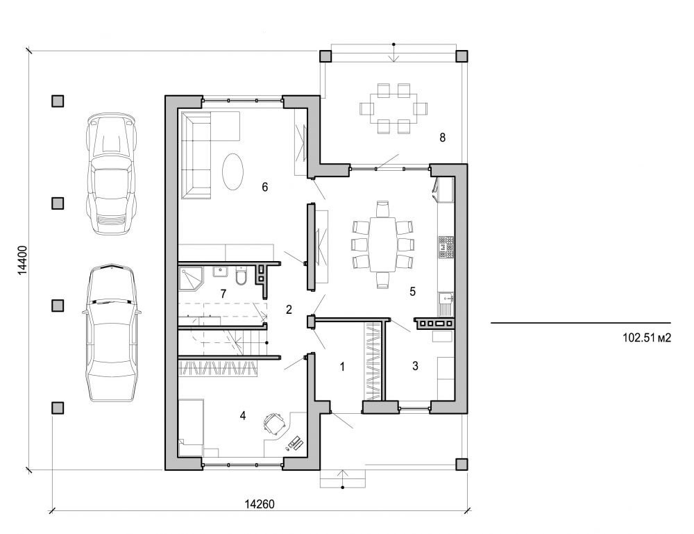 Visualization gallery - Two storey house