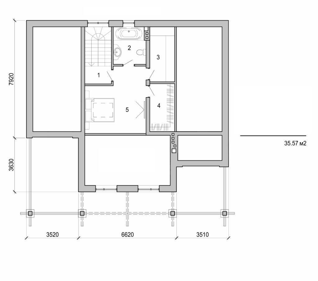 Visualization gallery - One storey cottage