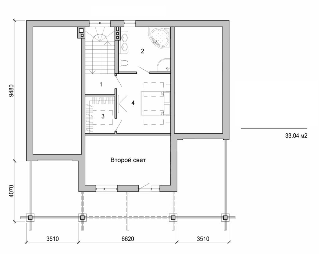 Visualization gallery - One storey cottage