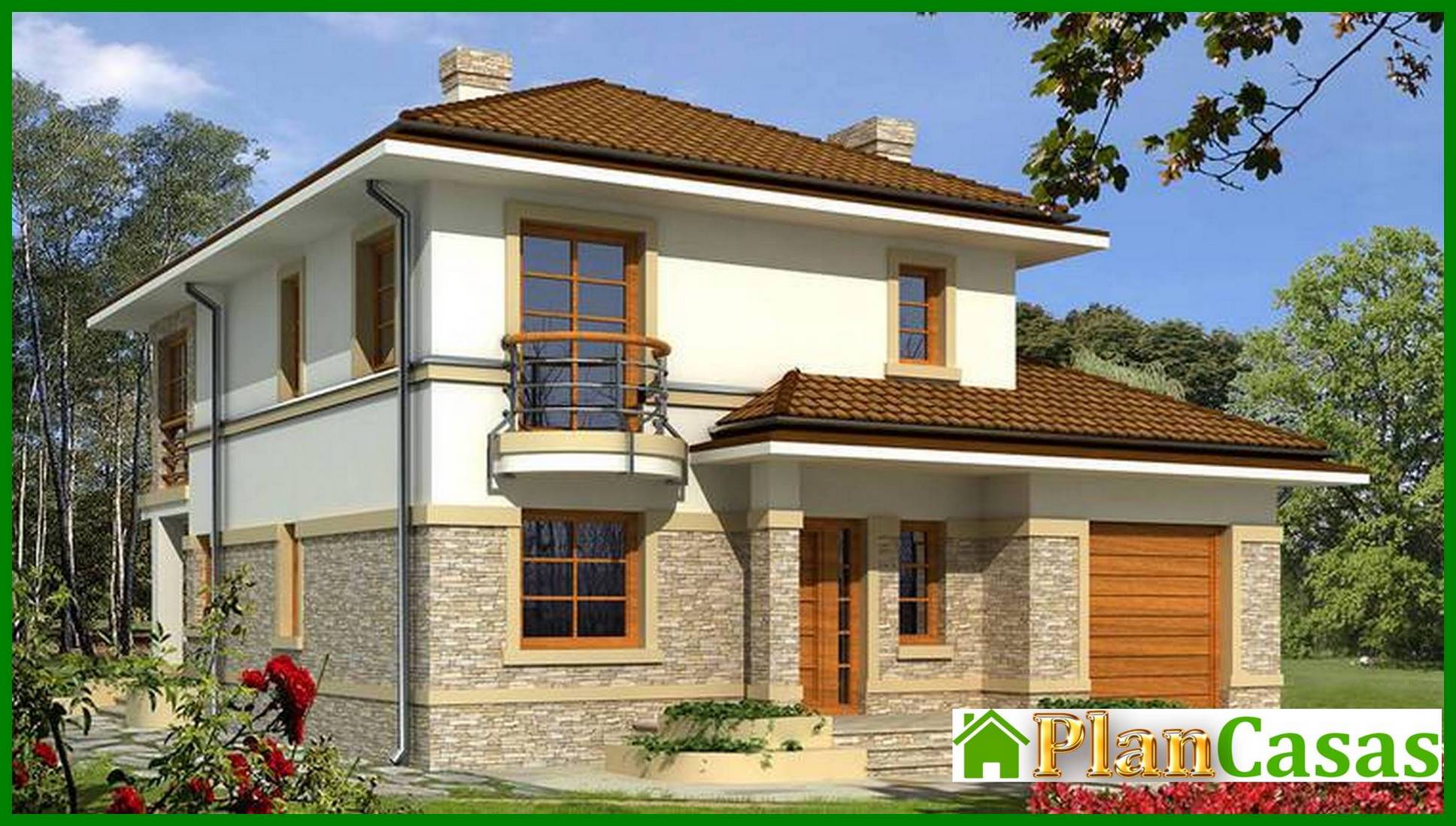 A project of a beautiful country estate for a rural area house plan