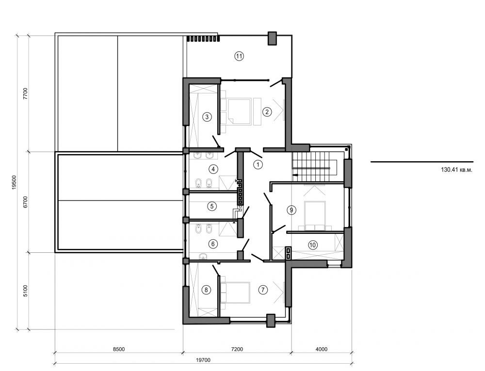 Visualization gallery - Two storey cottage
