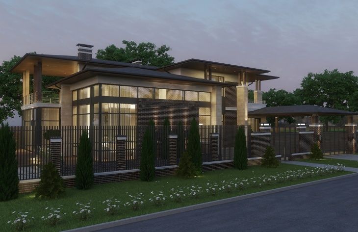 Visualization gallery - Two storey mansion