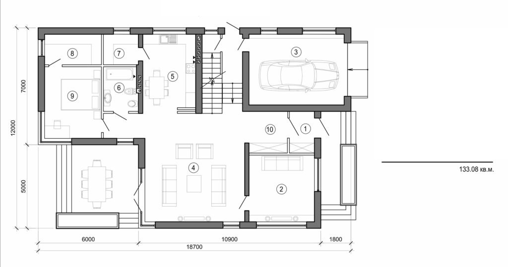 Visualization gallery - Two storey mansion