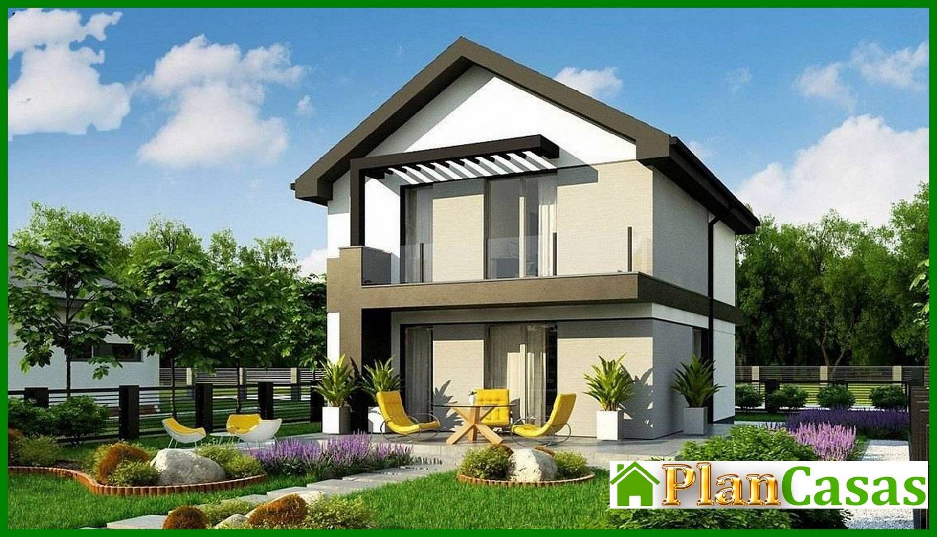 Visualization gallery - Compact two-story house 8 x 11