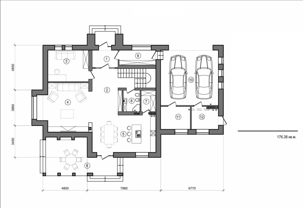 Visualization gallery - Two storey cottage