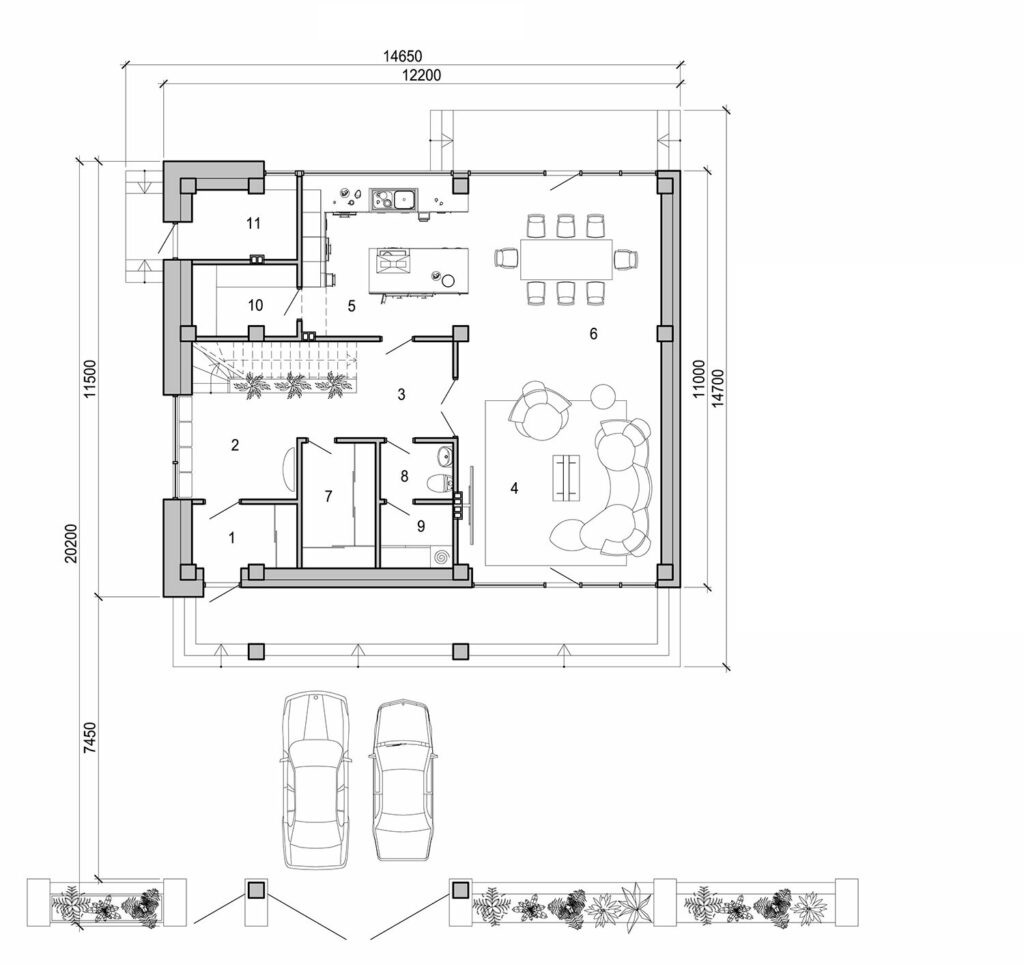 Visualization gallery - Modern house