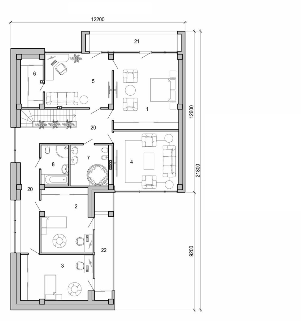 Visualization gallery - Modern house