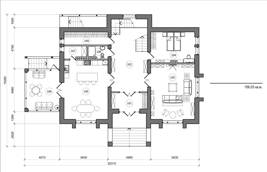 Visualization gallery - Two storey house