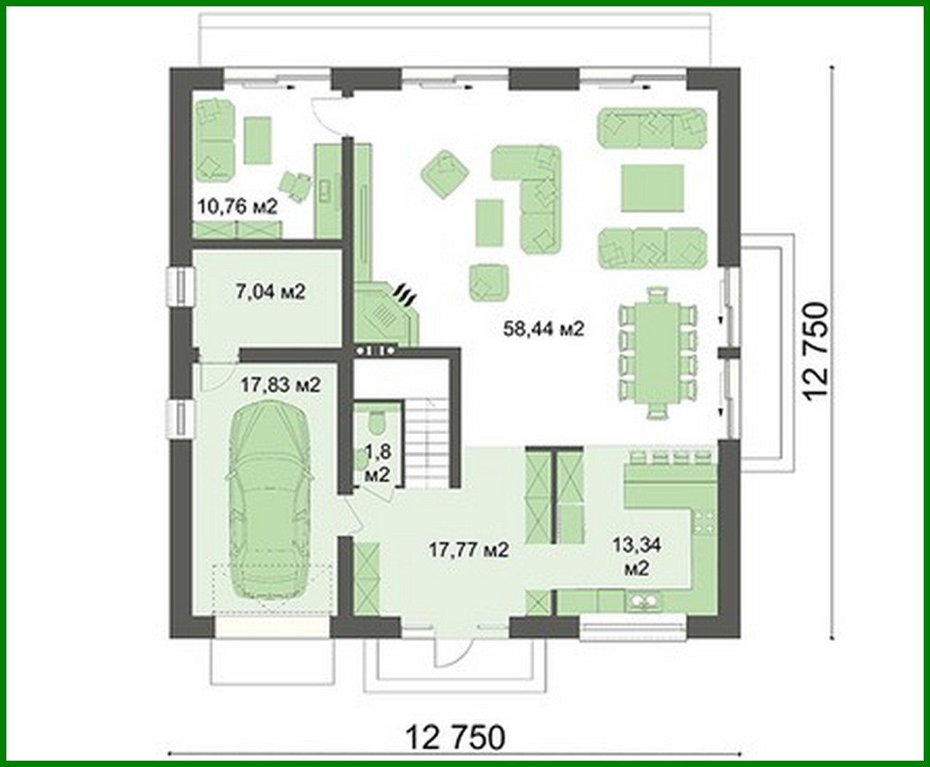 Visualization gallery - Chic mansion in a classic style