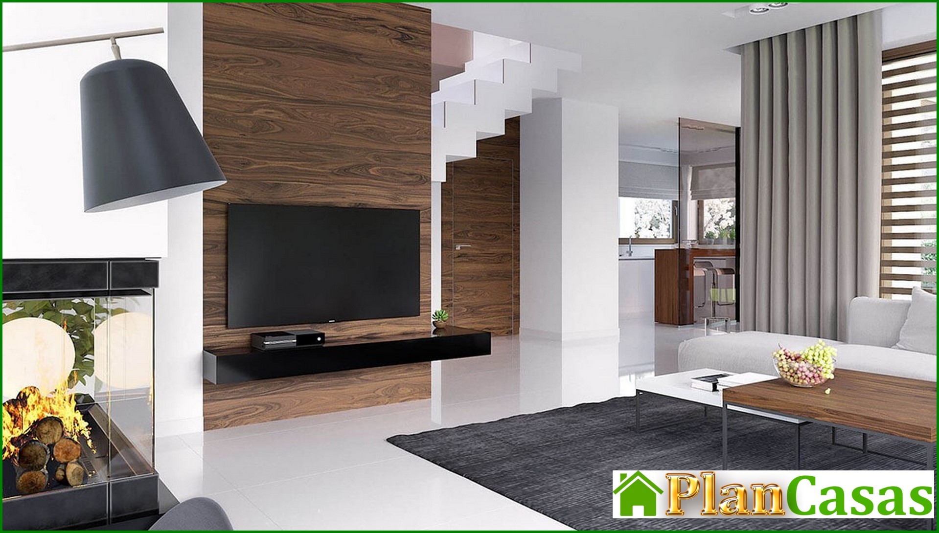 Visualization gallery - Two-story house with a comfortable sitting area