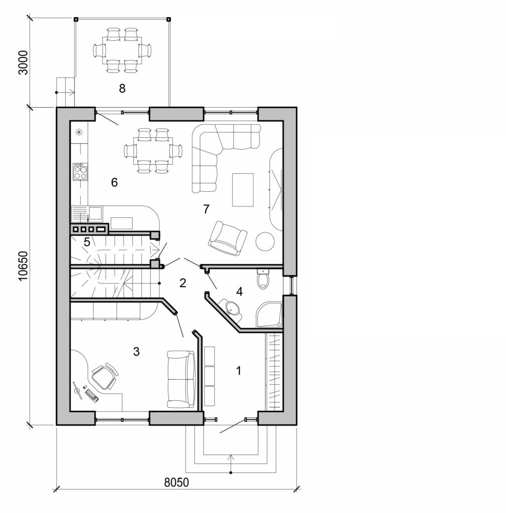 Visualization gallery - Two Storey house