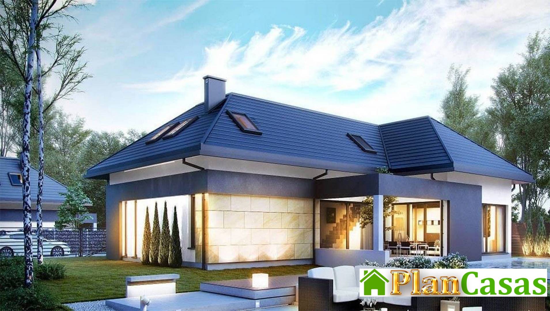 Visualization gallery - The project of a chic mansion with a unique layout