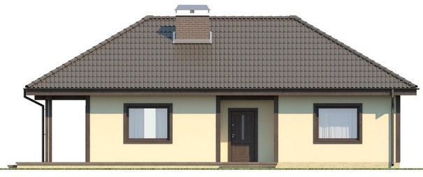 Visualization gallery - Compact house project with terrace