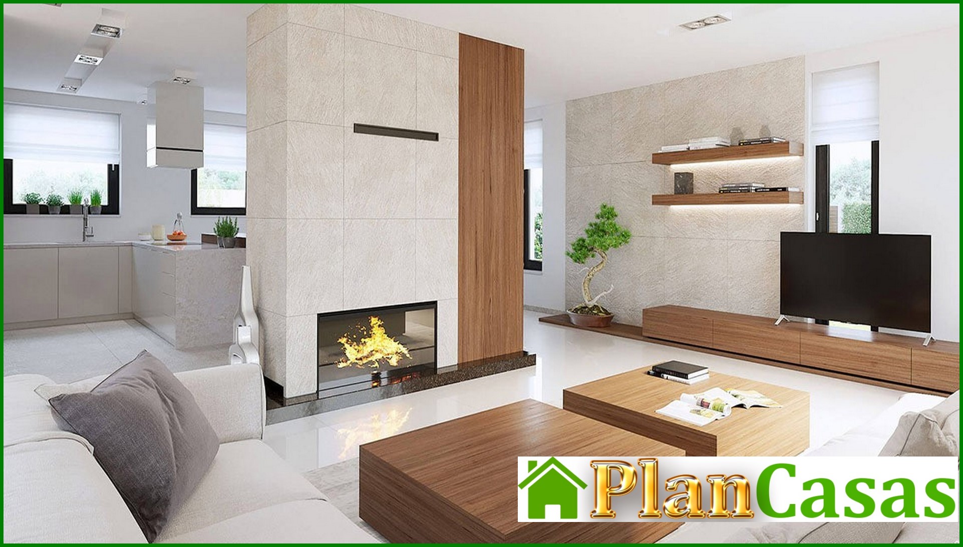 Visualization gallery - Amazing cottage with natural decor