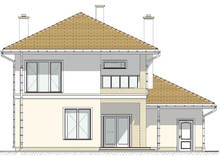 Visualization gallery - The project of a bright house in the Mediterranean style