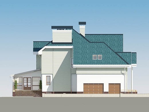 Visualization gallery - The project of a huge chic mansion