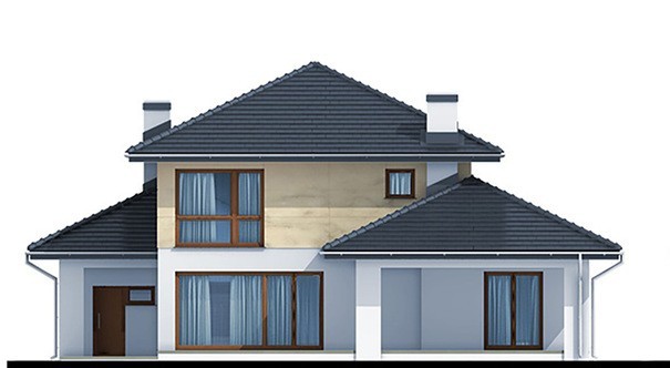 Visualization gallery - Two-story apartment with two bedrooms on the ground floor