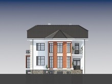 Visualization gallery - Beautiful bright rural two-story mansion