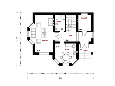 Visualization gallery - Beautiful bright rural two-story mansion