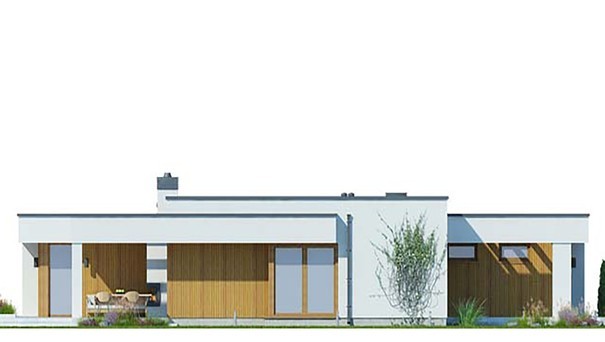 Visualization gallery - Modern house with three bedrooms and three bathrooms