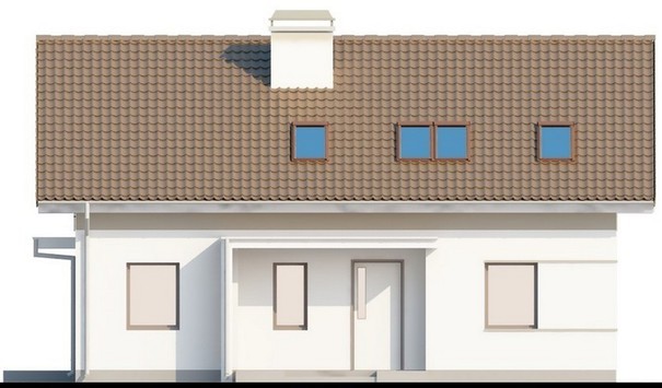 Visualization gallery - The project of an energy-saving classic house with an attic