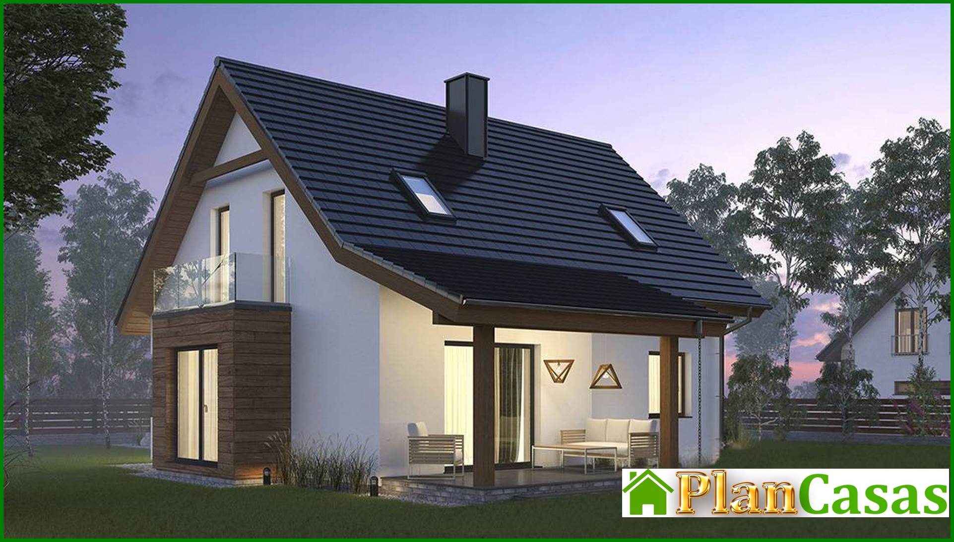 Five bedroom modern home house plan