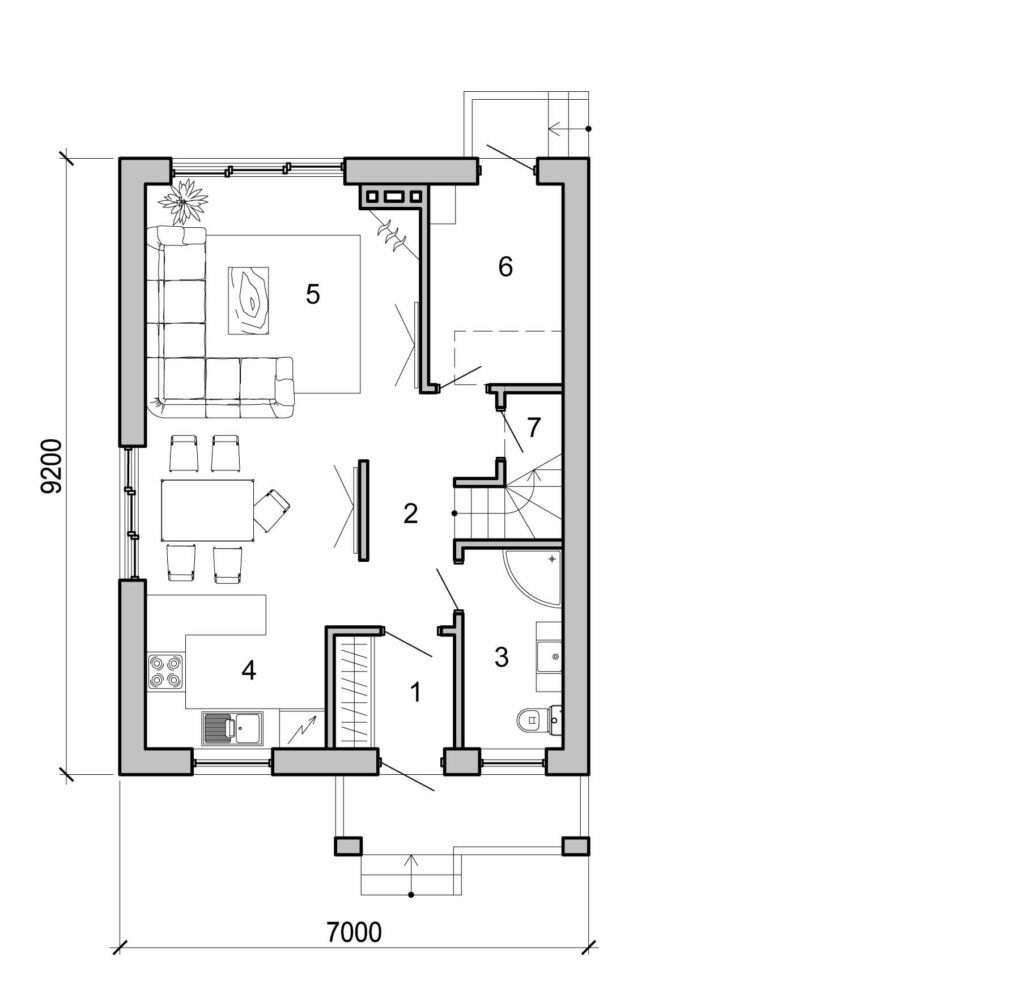 Visualization gallery - Two storey house