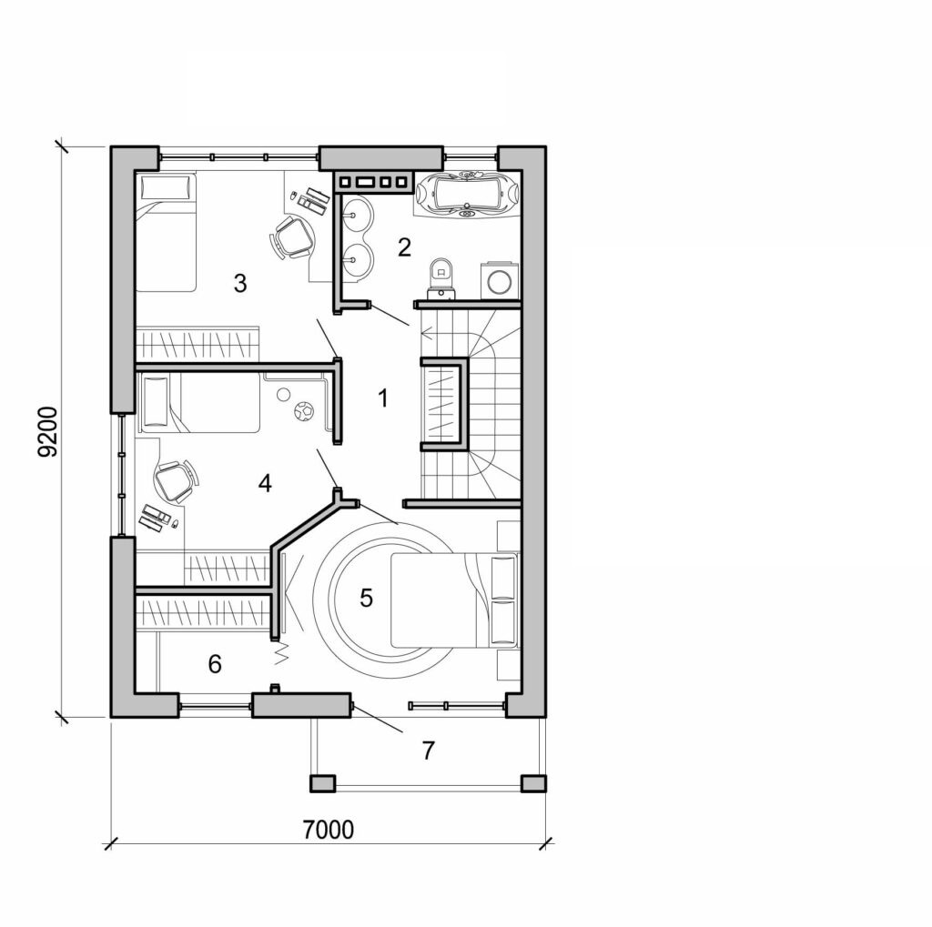 Visualization gallery - Two storey house
