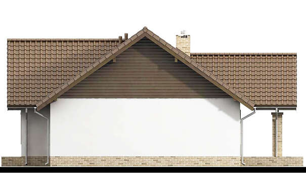 Visualization gallery - Three-bedroom one-story house project