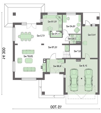Visualization gallery - The project of a classic two-story mansion