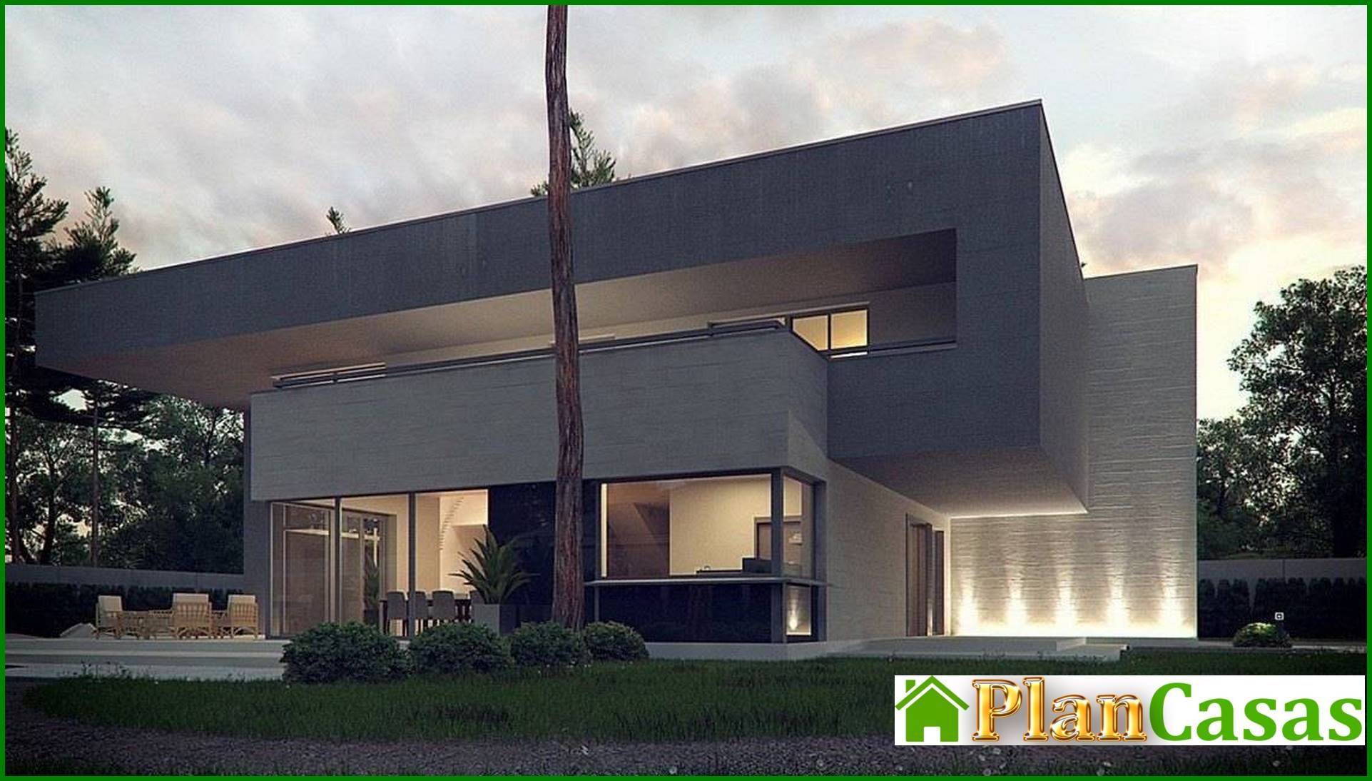 Visualization gallery - Modern Art Nouveau house with sauna on the second floor