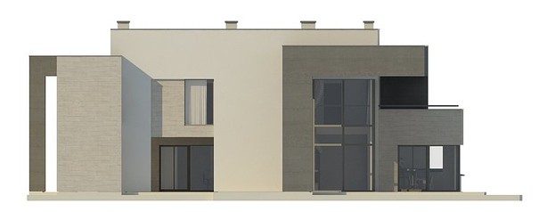 Visualization gallery - Modern Art Nouveau house with sauna on the second floor