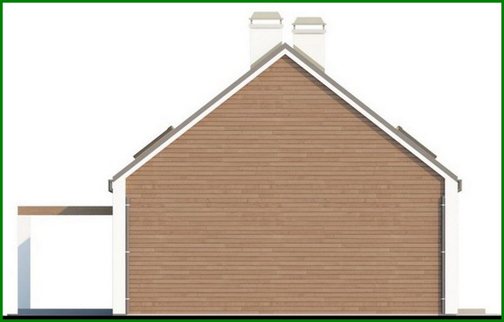 Visualization gallery - The project of a comfortable house with a garage