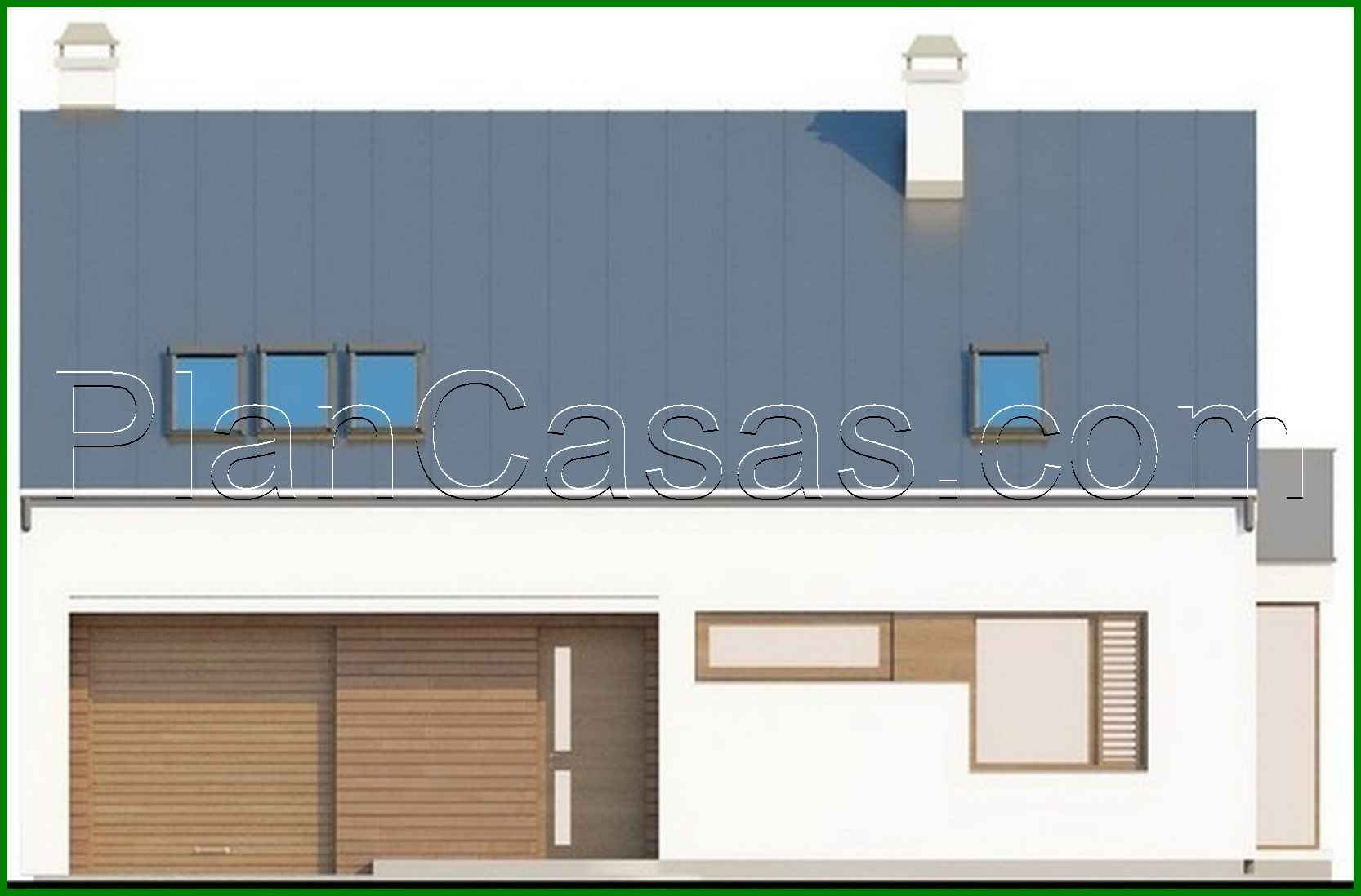 Visualization gallery - The project of a comfortable house with a garage