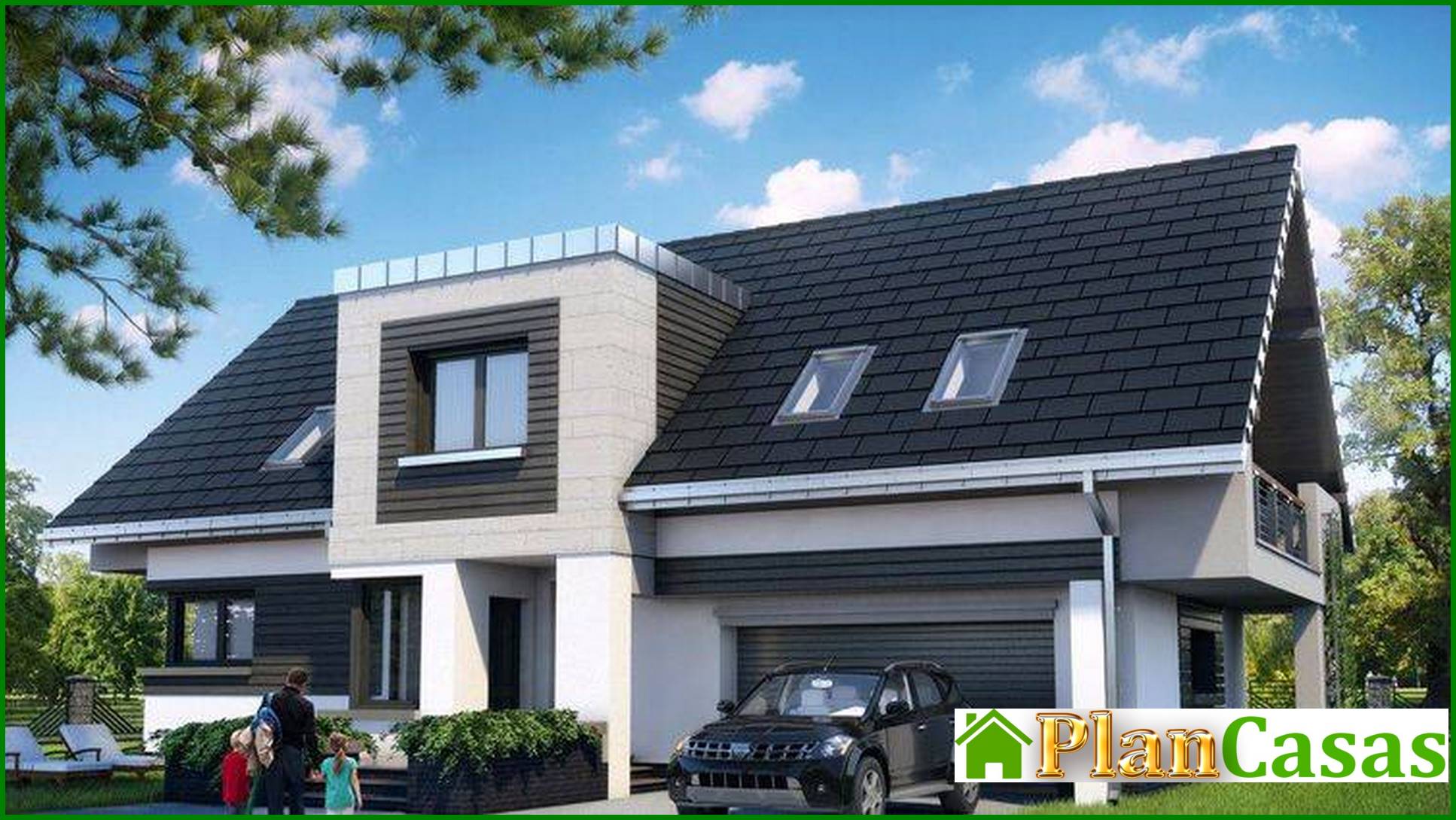 Visualization gallery - Large country high-tech villa