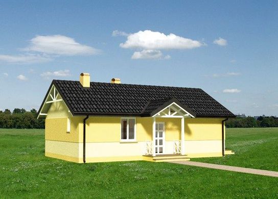 Visualization gallery - Small house with a spacious living room