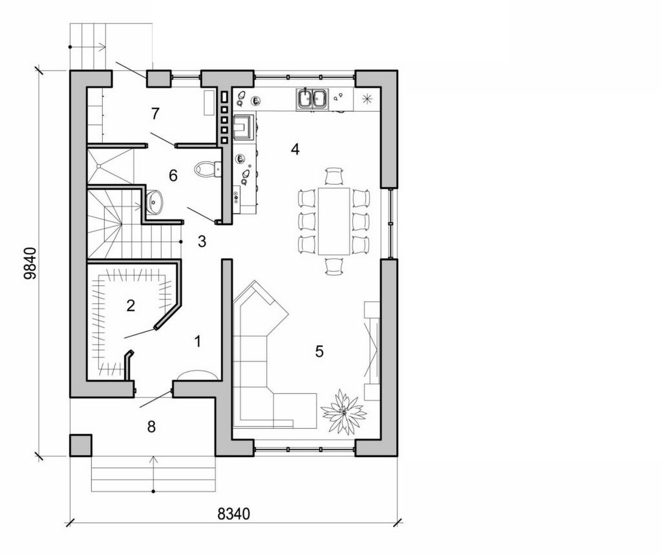 Visualization gallery - Two storey stylish house