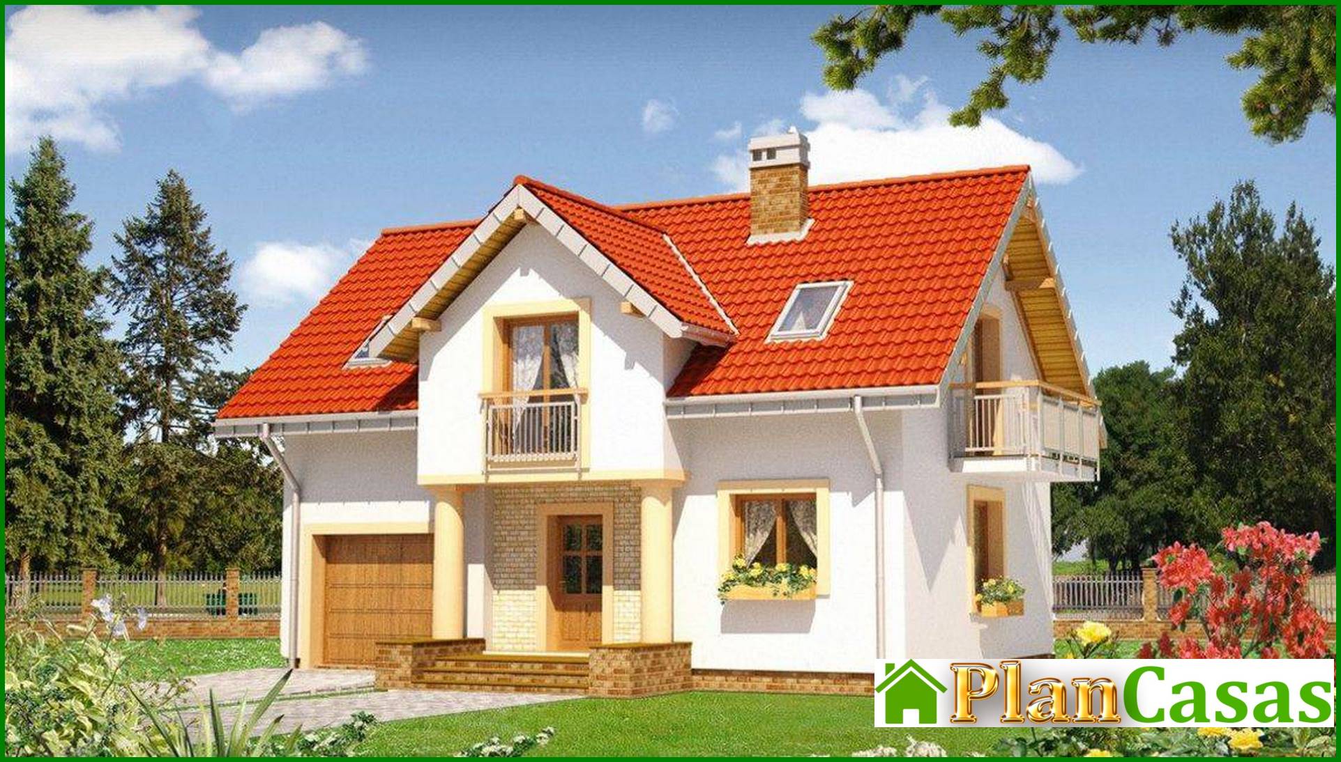 Visualization gallery - Lovely house with balconies