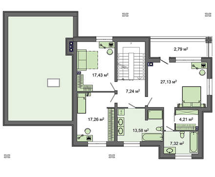 Visualization gallery - Chalet-style cottage project