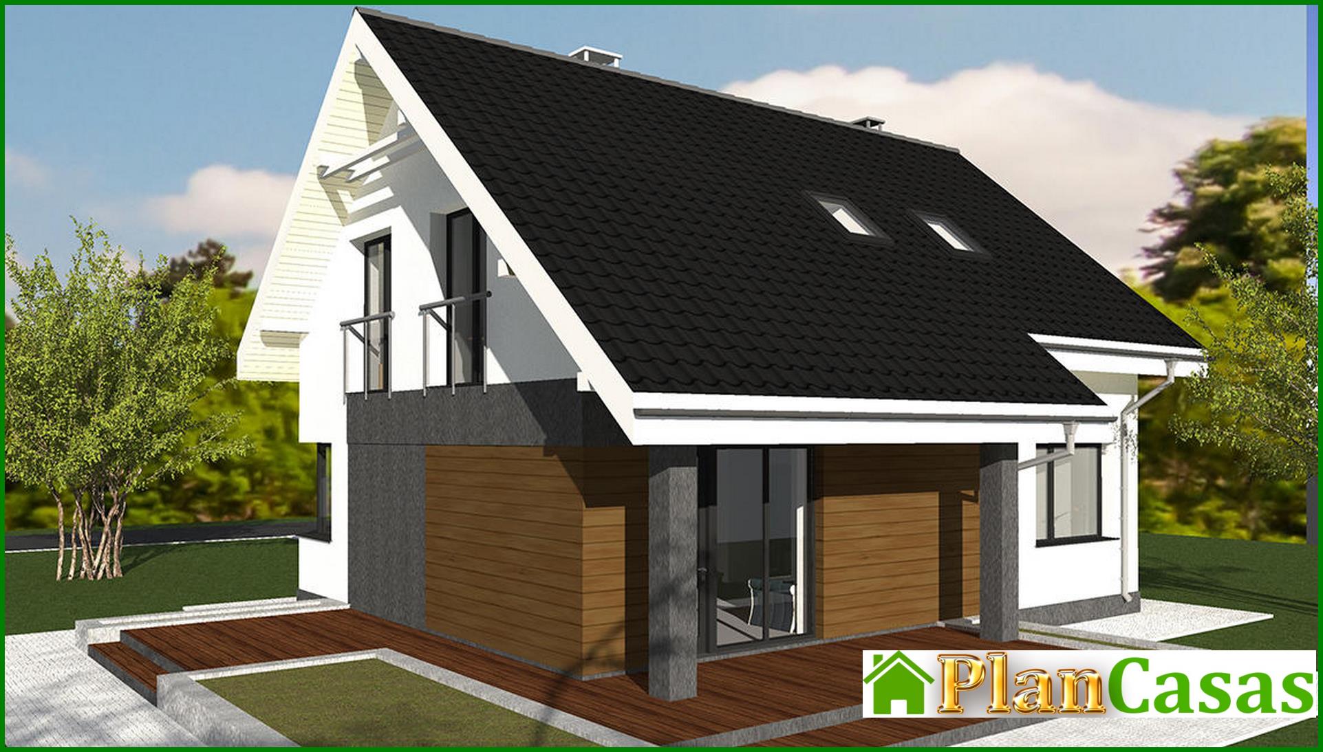 Visualization gallery - Compact two-story cottage project