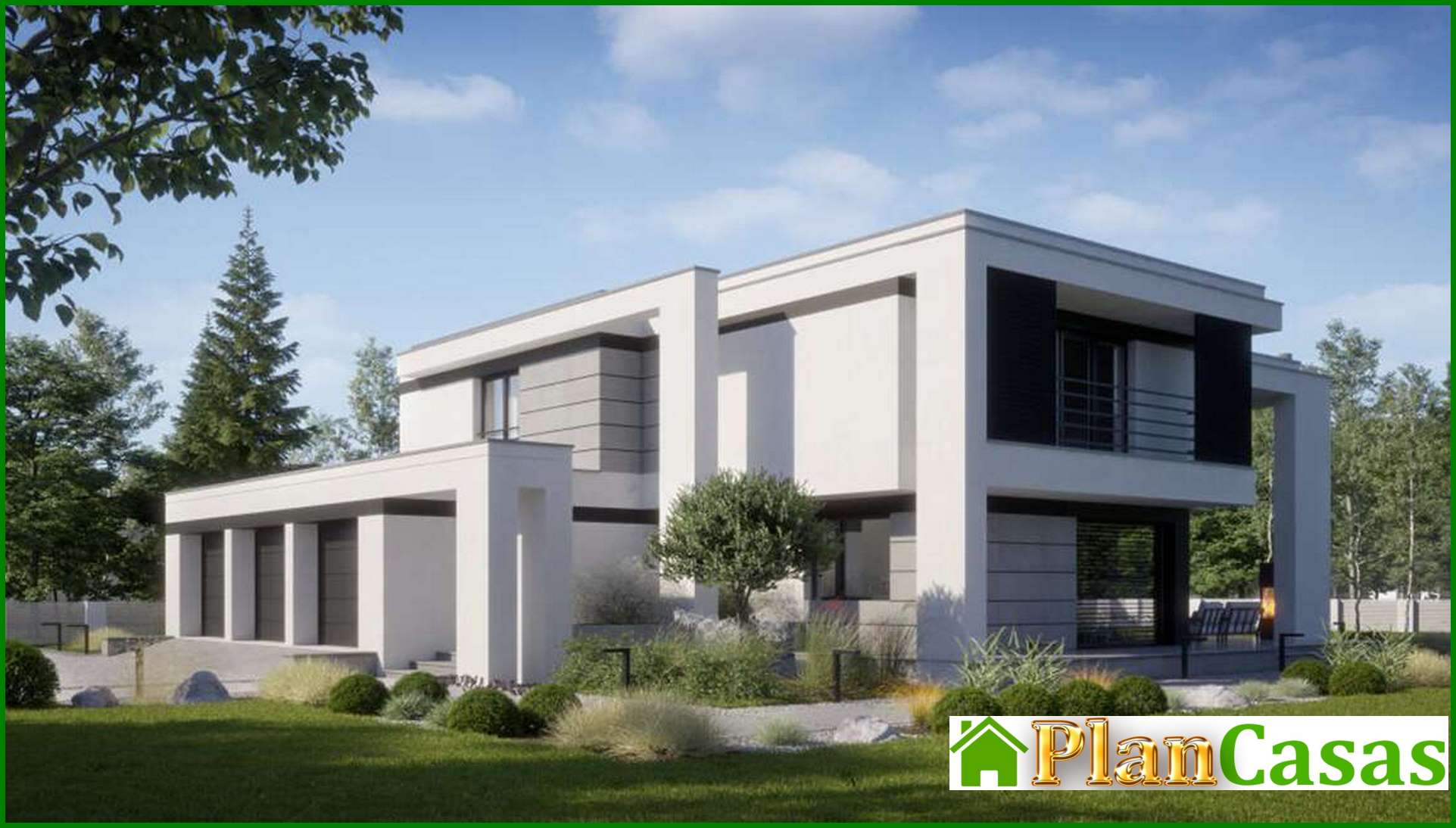 Visualization gallery - Design of a modern stylish house