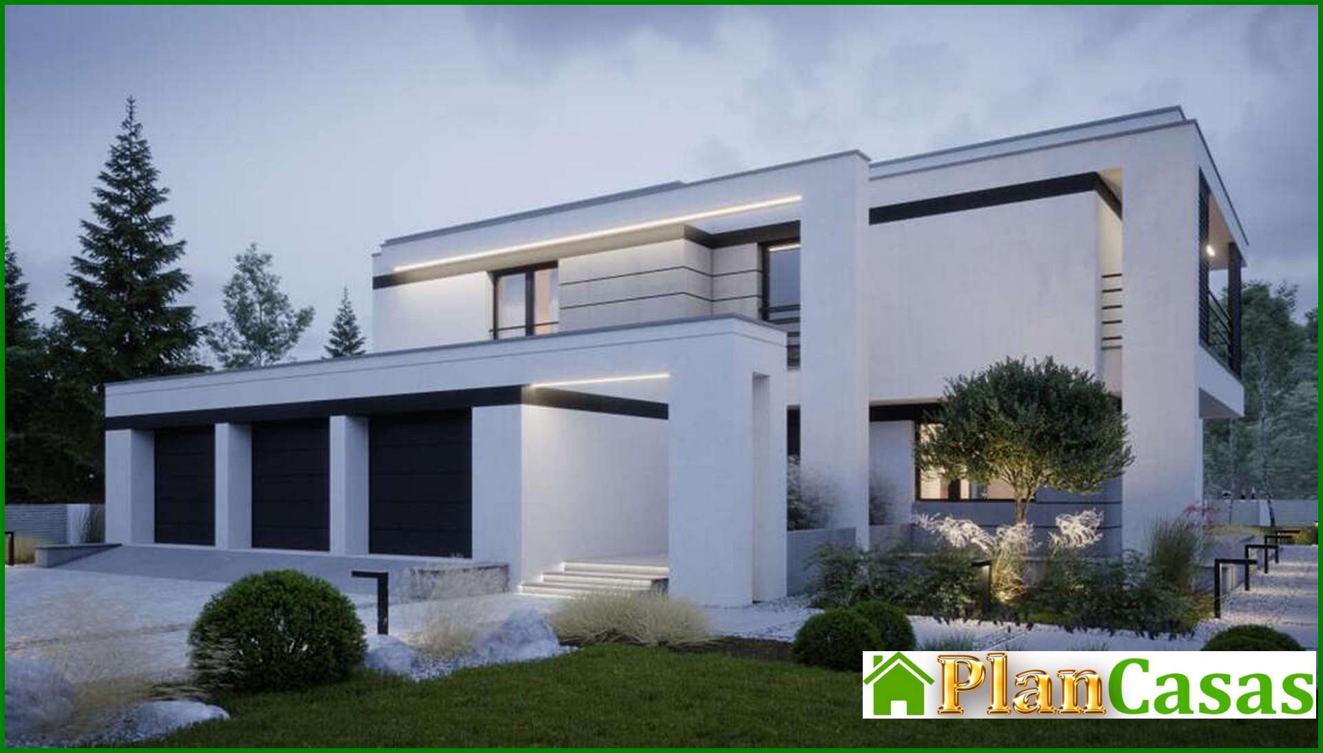Visualization gallery - Design of a modern stylish house