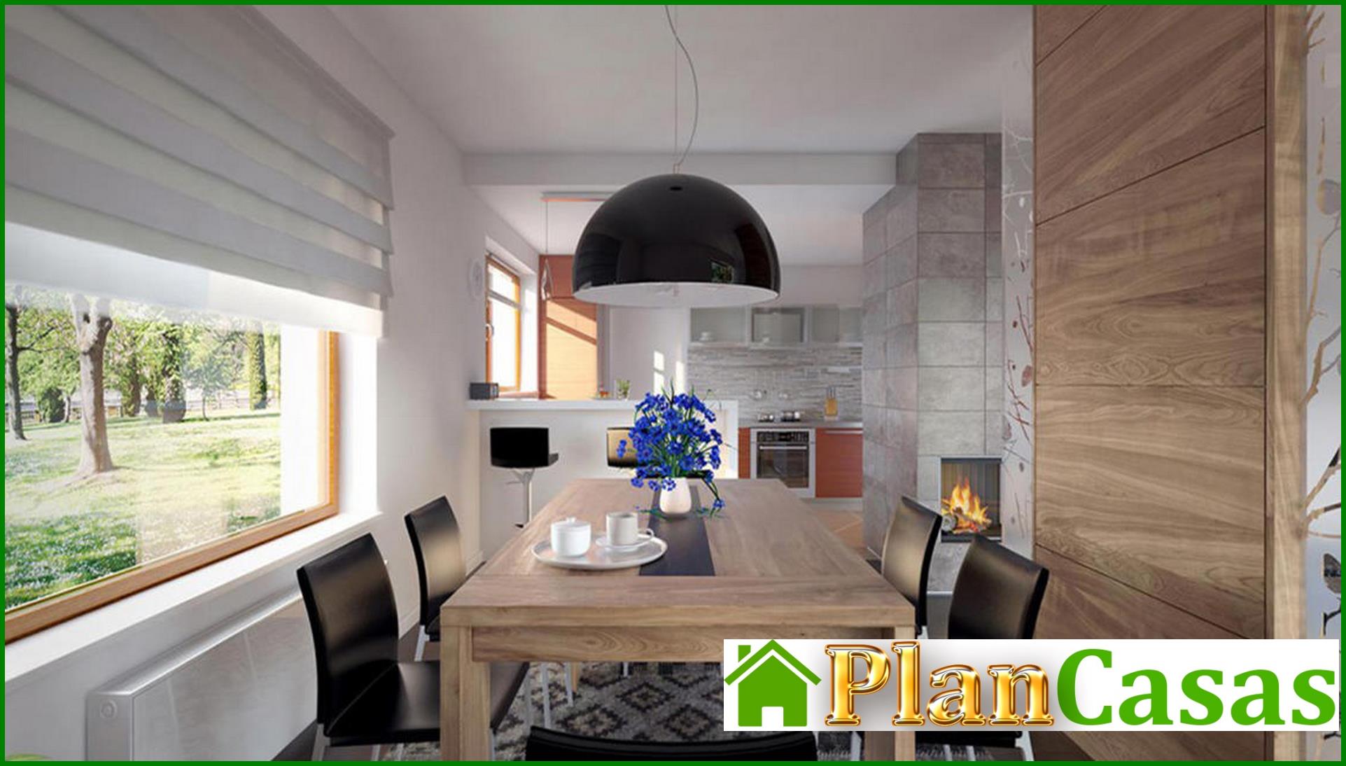 Visualization gallery - Design of a one-storey 3-bedroom cottage for a narrow plot