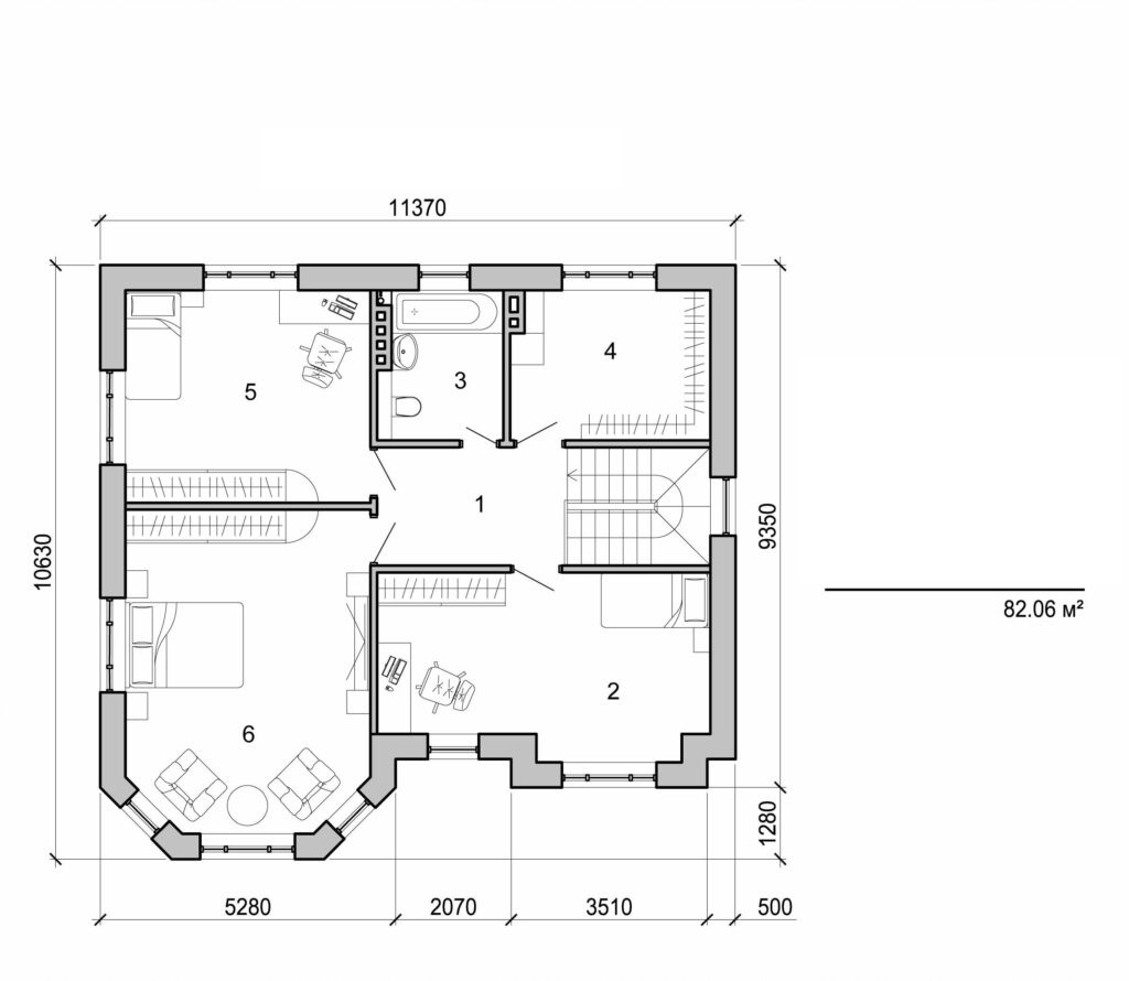 Visualization gallery - Two storey cottage