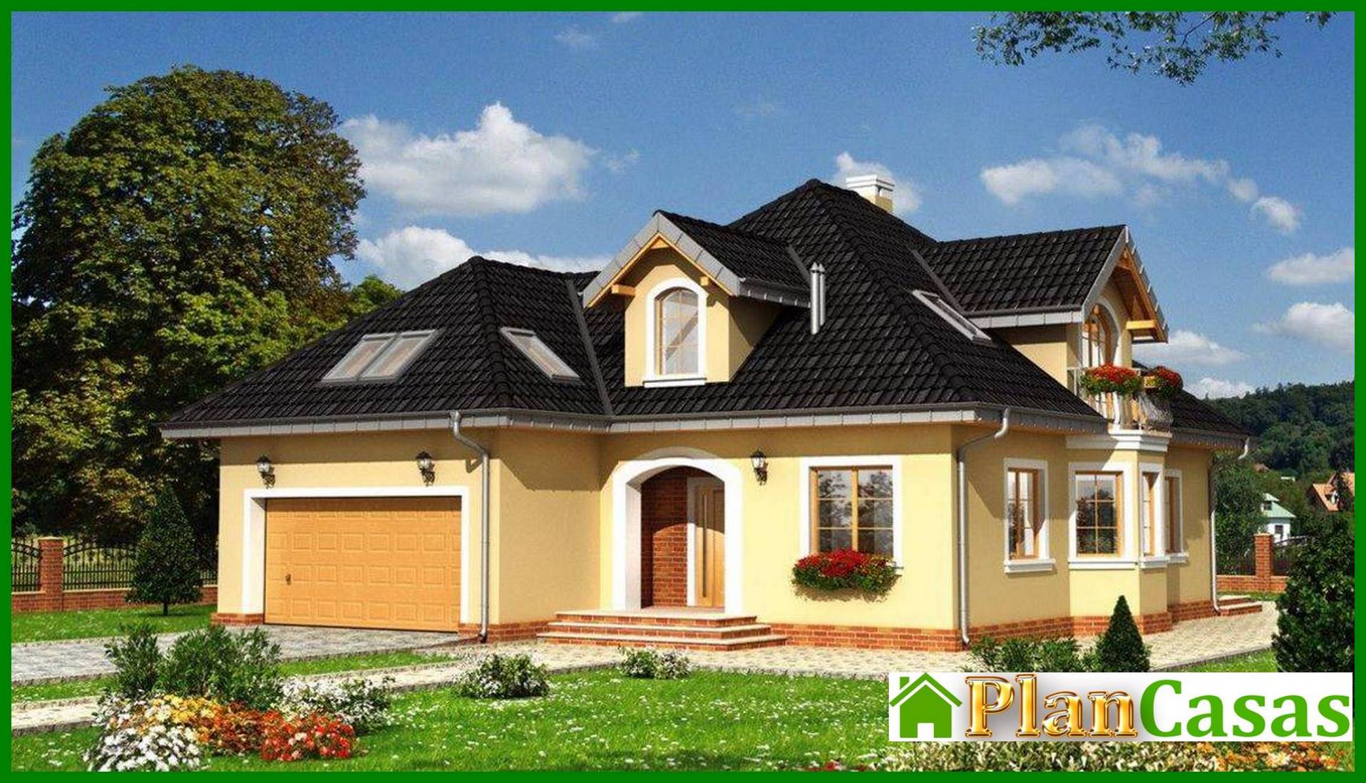 Visualization gallery - Beautiful house with attic