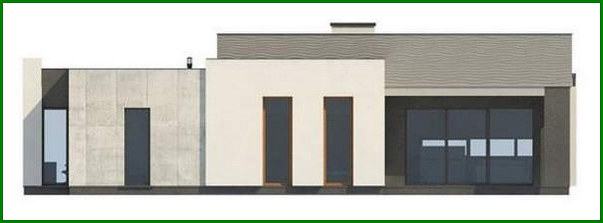 Visualization gallery - Original one-story high-tech house