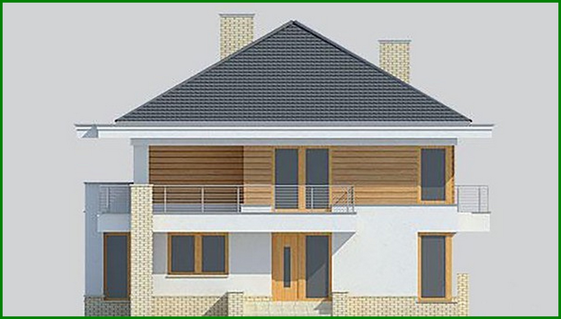 Visualization gallery - Majestic mansion in sandy shades