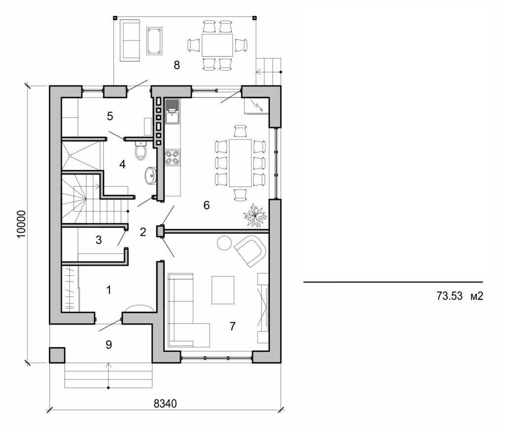 Visualization gallery - Two storey house