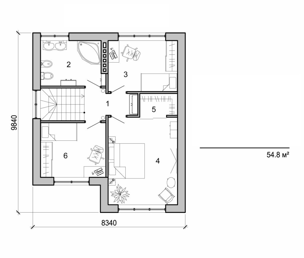 Visualization gallery - Two storey house
